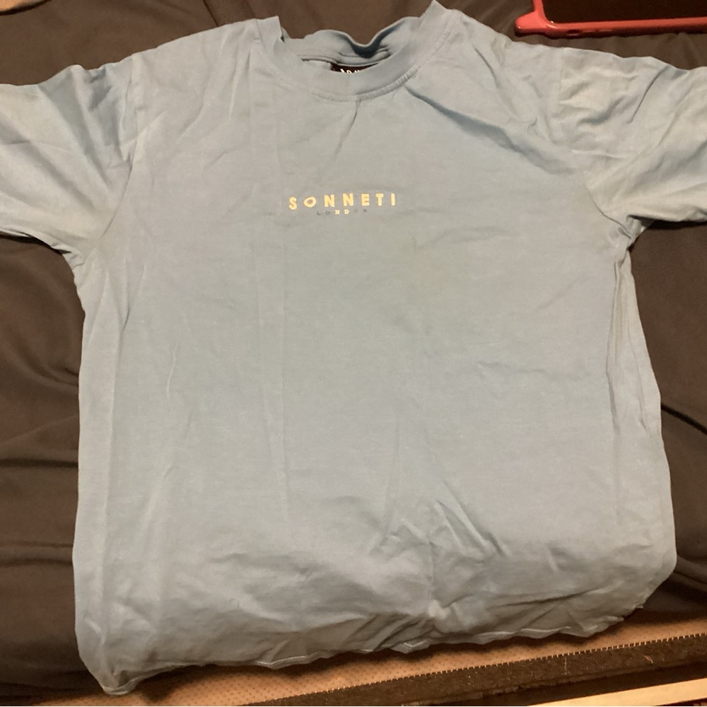 Light Gray Short Sleeve Tee with LOWKEY Print